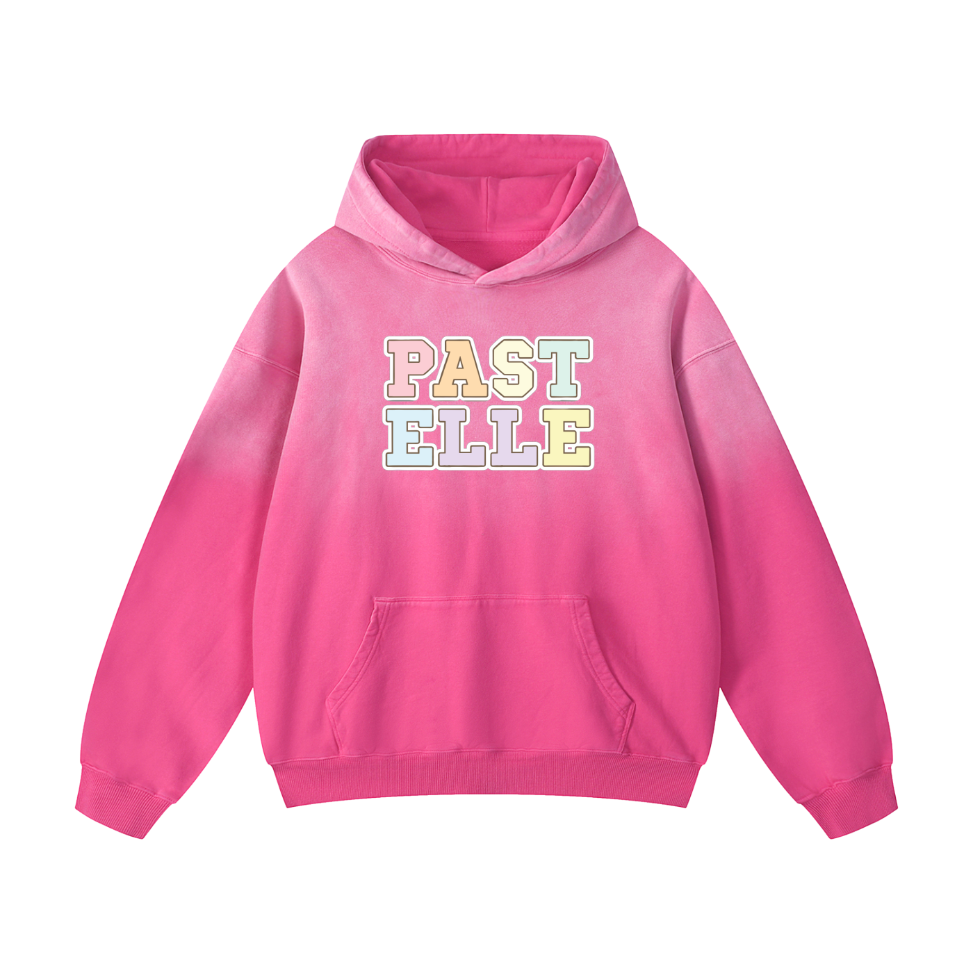 past ELLE Heavyweight Sunfade Oversized Hoodie