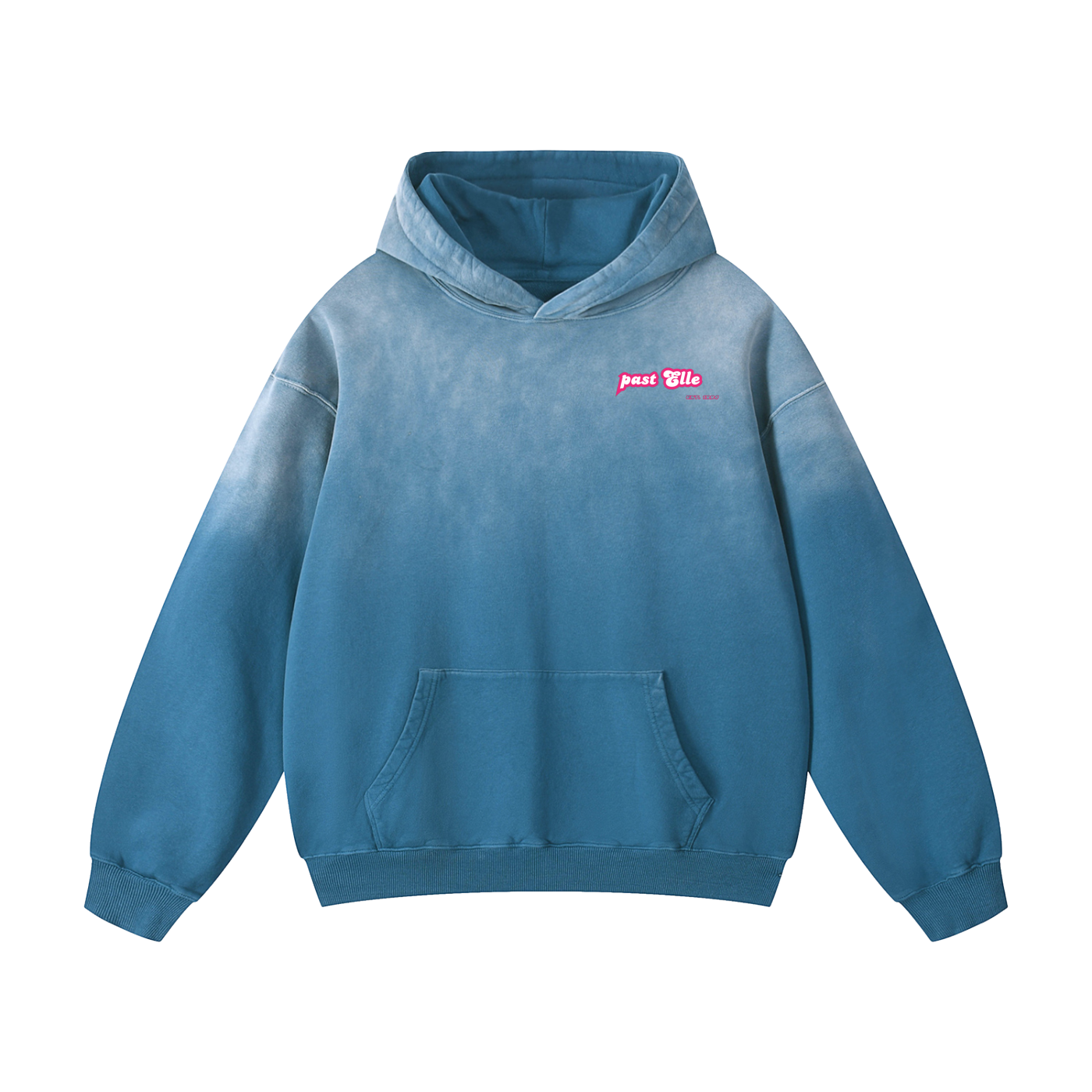 past ELLE Heavyweight Sunfade Oversized Hoodie