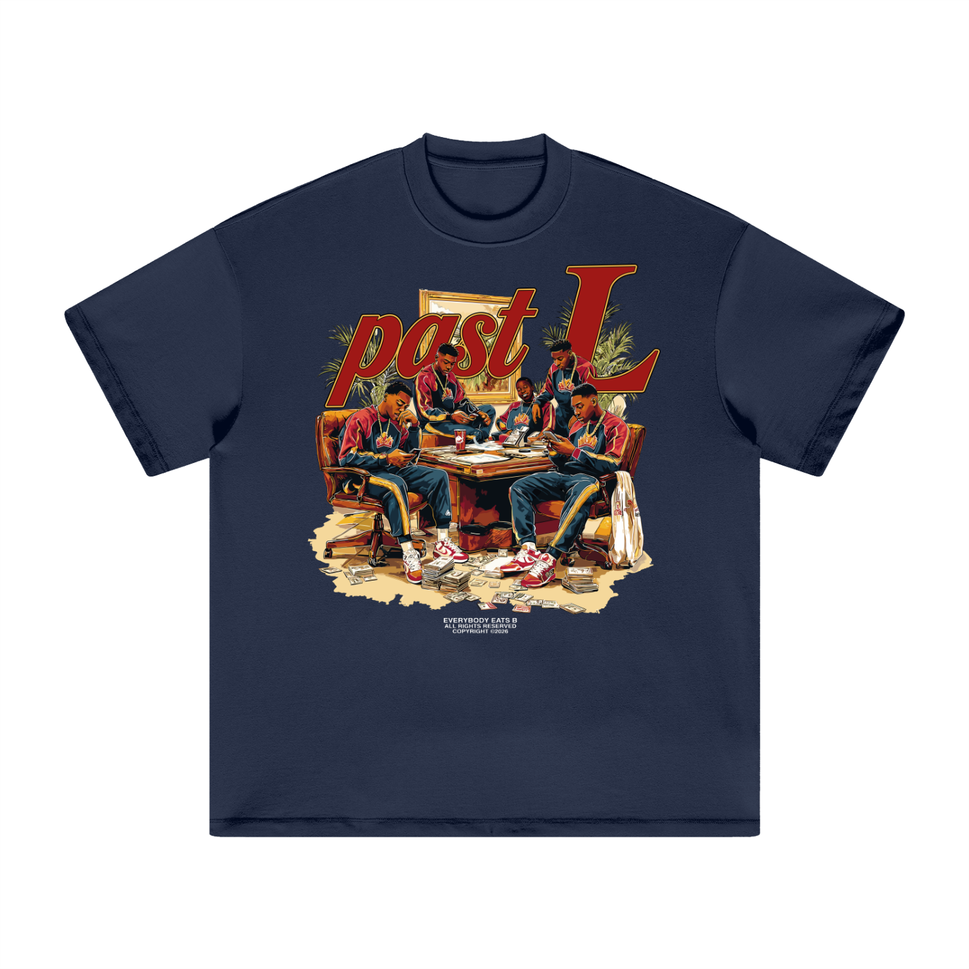 past L "Everybody Eats B" T-Shirt (Dark Colorways)