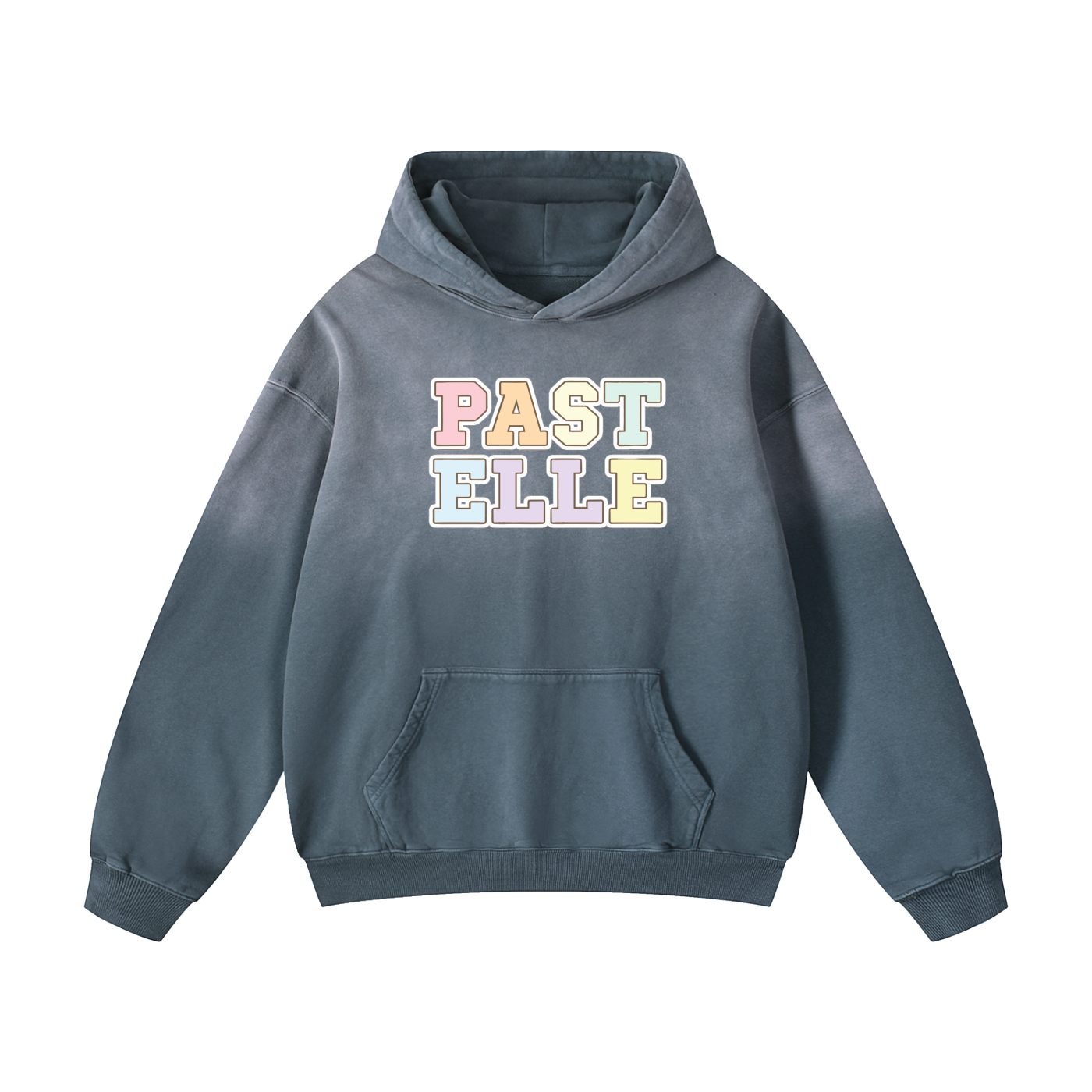 past ELLE Heavyweight Sunfade Oversized Hoodie