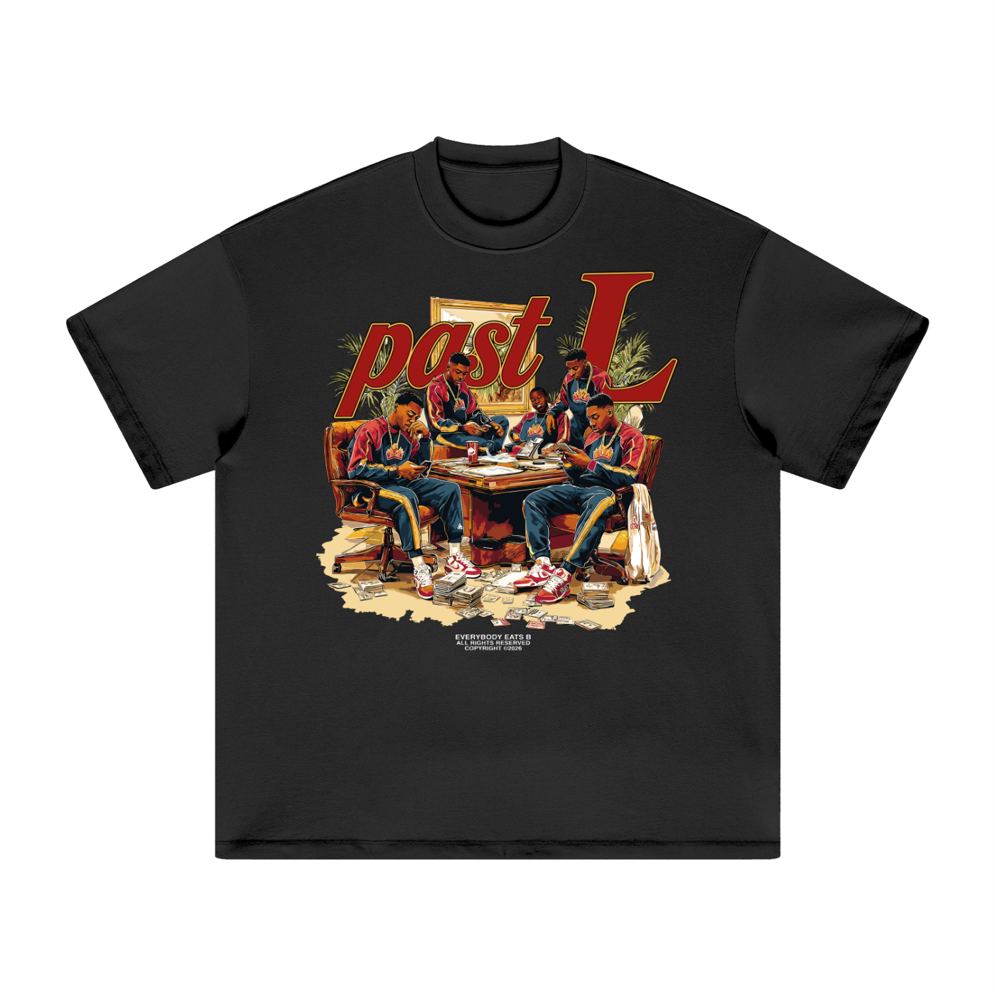 past L "Everybody Eats B" T-Shirt (Dark Colorways)