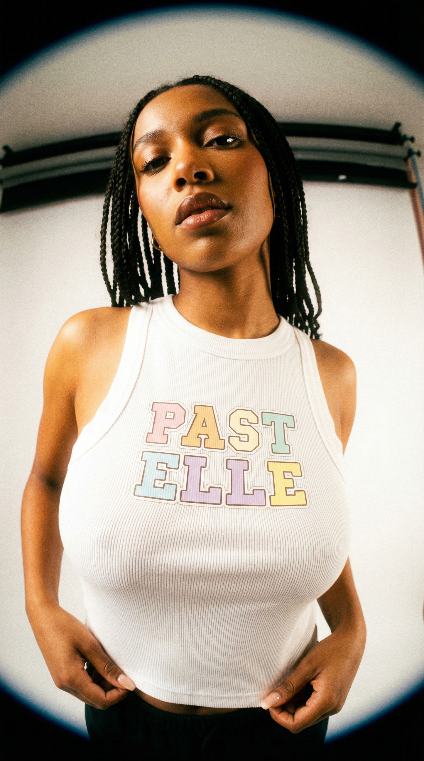 past ELLE Snow Washed Tank Top