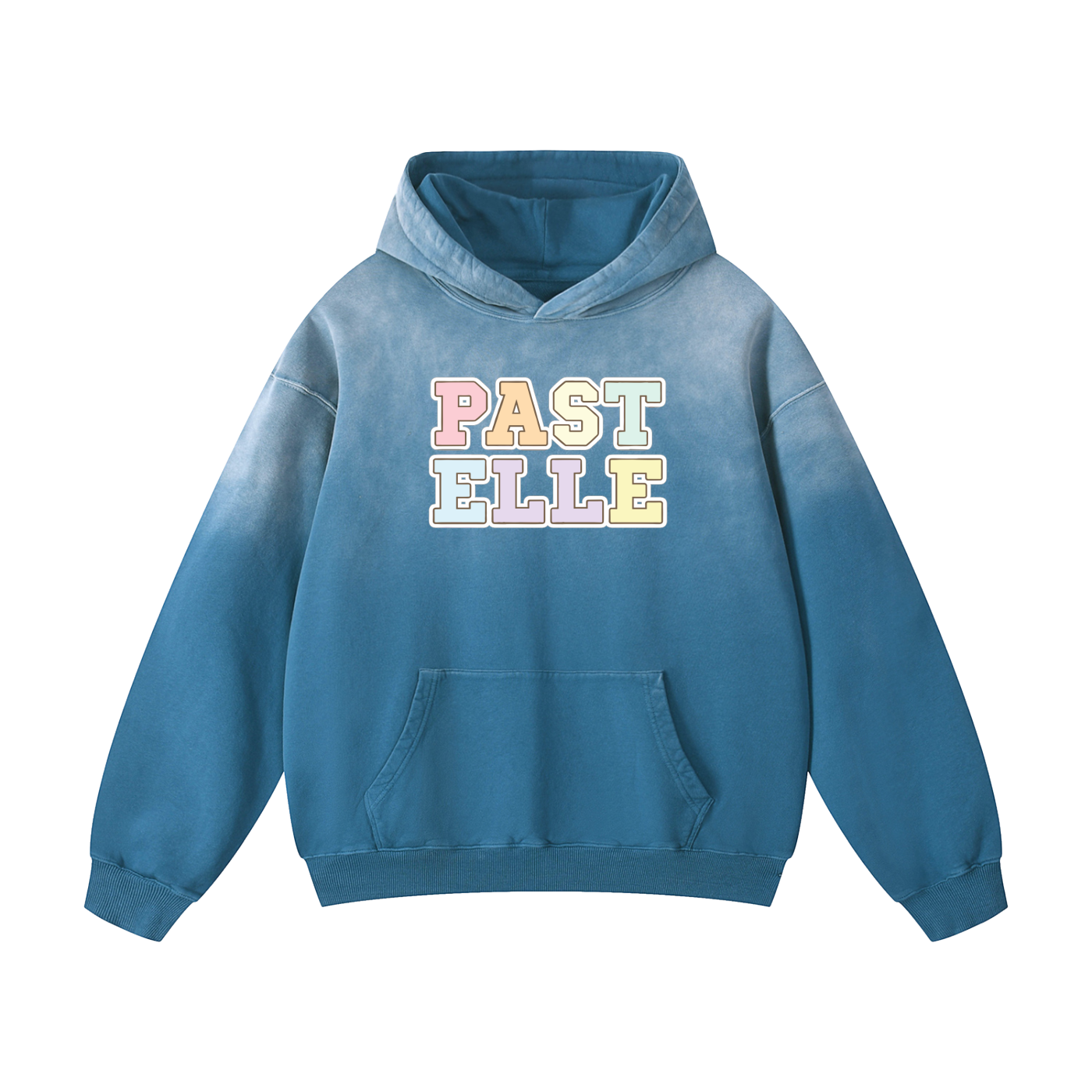 past ELLE Heavyweight Sunfade Oversized Hoodie