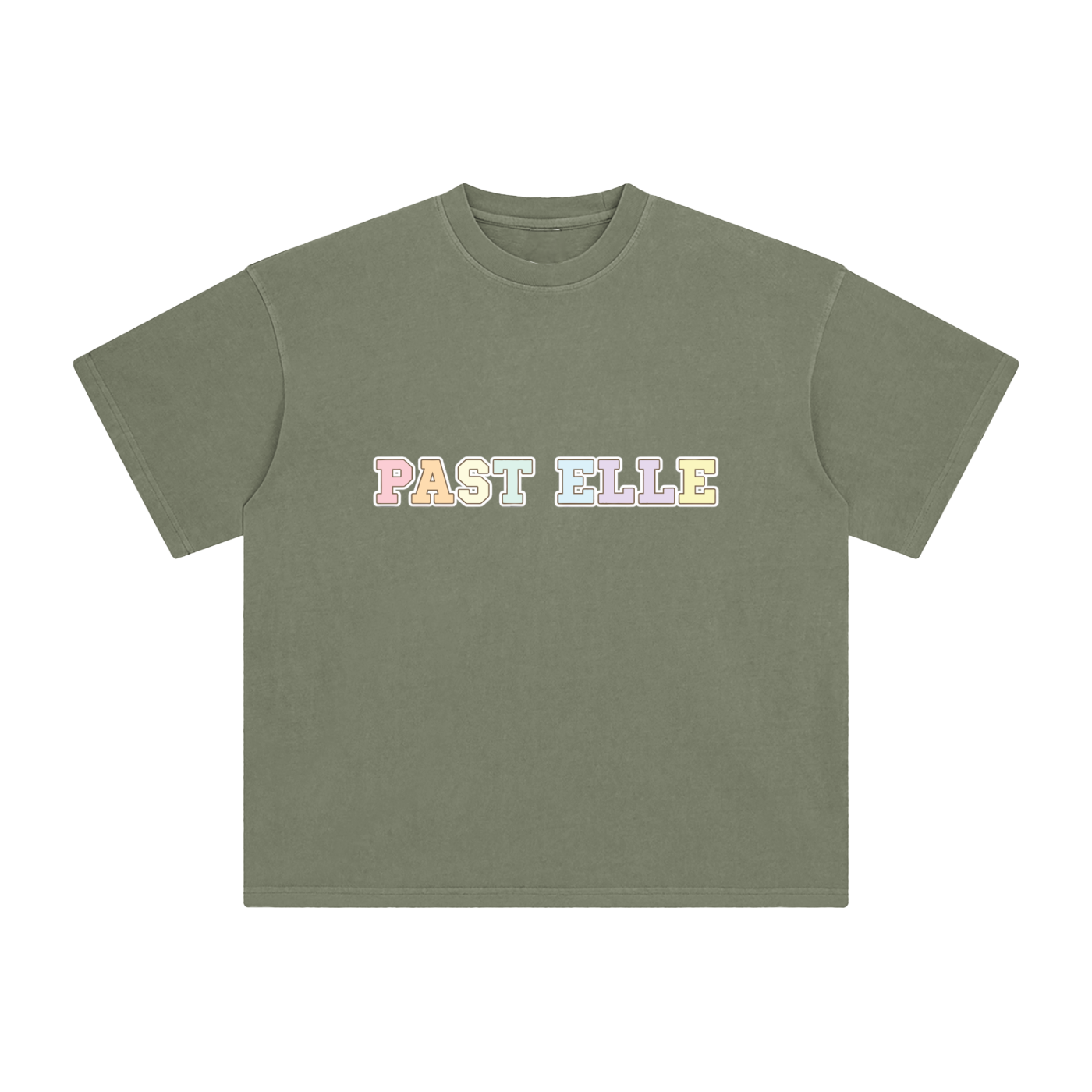 past ELLE Enzyme Washed T-Shirt