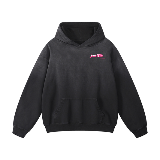 past ELLE Heavyweight Sunfade Oversized Hoodie