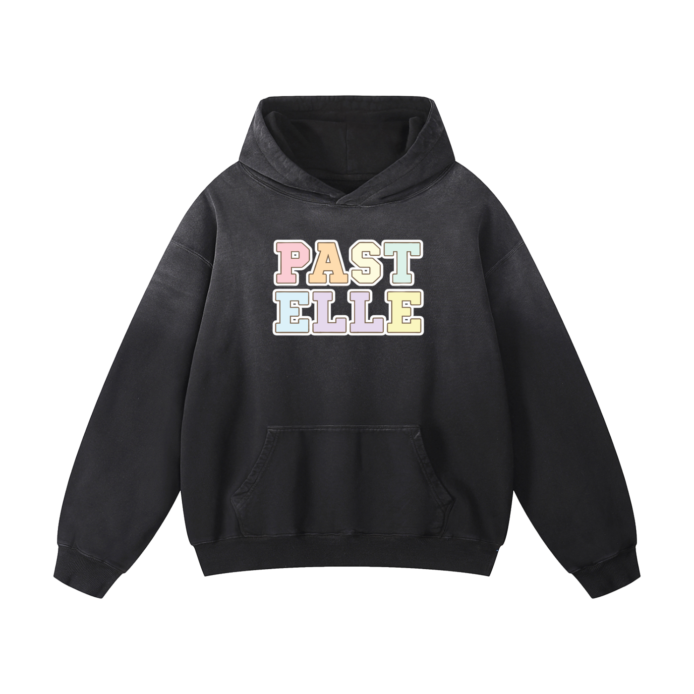 past ELLE Heavyweight Sunfade Oversized Hoodie